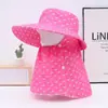 Sombrero de Protección Solar para Mujer, Máscara Parasol, Ala Ancha Grande, Sombrero Versátil, Protección UV, Adecuado para Recoger Té, Sanidad, Trabajo Agrícola, Sombrero de Ala Ancha Grande para Adulto