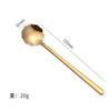 Cuchara de acero inoxidable 304 para mezclar, cuchara redonda pequeña, taza de encaje, cuchara para hielo, regalo de boda, cuchara a juego nido de pájaro