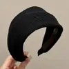 Diadema de Borde Ancho para Otoño e Invierno Estilo Coreano para Mujer Diadema Alta para la Parte Superior de la Cabeza Hace que la Cara Parezca Más Pequeña Sensación de Alta Calidad Pinza para el Cabello Accesorios para el Cabello Antideslizante Pinza para el Cabello Goma para el Cabello
