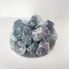 Difusor de Pedra de Cristal Ornamento de Pedra para Casa Branco Verde Rosa Roxo Azul Recipiente de Pedra Triturada Fluorita Original Pedra de Cristal Aromática Sem Chama