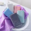 Venta al por mayor del fabricante Juego de Toallas de Coral Fleece y Toallas de Baño, Juego de Toallas Engrosadas con Patrón de Rejilla de Piña, Regalo, Secado Rápido, Súper Suave