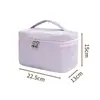 Nuevo Neceser de Aspecto Elegante, Bolsa de Almacenamiento Portátil de Gran Capacidad a la Moda para Artículos de Aseo, Bolsa de Almacenamiento de Lápices Labiales y Cuidado de la Piel para Viajes