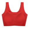 Ropa interior sin costuras para mujeres con busto grande, sujetador tipo chaleco minimizador, 7A antibacteriano, cómodo, transpirable, sujetador para realzar busto pequeño, copa completa fina