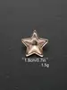 Botões Metálicos Estrela de Cinco Pontas Estilo Doce e Cool, Camisas, Casacos, Sapatos, Chapéus, Bolsas, Botões Decorativos Versáteis para Costura à Mão, Acessórios DIY
