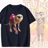 Tung Tung Tung Sahur Bate de Béisbol Camiseta Tralero Tralala Algodón
