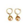 Pendientes de Diseño de Nicho de Lujo Ligero Estilo Francés Pendientes Dulces y Frescos Moda Simple Puños de Oreja de Perla de Gama Alta