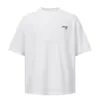 Yidao Vintage 2026 Verão Estilo Japonês Básico Caimento Solto Estampada Gola Redonda Versátil Tendência Marca Casal Manga Curta Camiseta para Homens e Mulheres