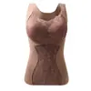 Novo Colete Térmico de Renda com Controle de Barriga para Outono e Inverno para Mulheres com Bojos, Não Precisa Usar Sutiã, Camada Base, Roupa Íntima Térmica Que Pode Ser Usada por Fora