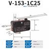 Microinterruptor KW7-9 V-153-1C25 alavanca 53MM ponto de cobre 5A250V interruptor de limite de curso 3 pinos