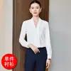 Conjunto Profesional de Dos Piezas para Primavera y Otoño: Suéter de Cuello V de Manga Larga y Pantalones, Conjunto Básico de Dos Piezas, Uniforme de Trabajo para Mujer para Joyería