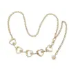 Corrente de cintura para comércio exterior Feminina de metal Girassol corrente corporal cinto Europeu e Americano transfronteiriço elegante ajustável decoração de cintura para vestido