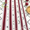 Punto de fábrica 100D grano denso cinta rayada tricolor poliéster cinta intercolor ropa tira lateral accesorios de equipaje