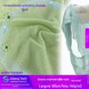 Tecido para Lingerie Respirável com Furos de Viscose Cor Verde Claro Absorvente de Umidade Camisola Feminina de Casa Tecido com Fibra Elástica