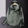 Chaqueta de Estilo Nuevo Cortavientos para Pareja Primavera y Otoño Tipo Delgado Holgado Impermeable Ropa de Montañismo Chaqueta Adelgazante Chaqueta