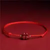 Pulsera de Hilo Rojo Ultradelgada para Mujeres y Parejas, Pulsera Tejida Hecha a Mano para Niños y Bebés, Pulsera de Buena Suerte y Seguridad para Hombres
