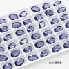 Rhinestones Pontiagudos de Fundo Plano Cristal de Gelo Dongzhou para Nail Art, Pedras Soltas Coloridas em Formato de Ovo, Acessórios Ovais para Joias DIY Atacado