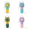 Verano Nuevo Ventilador Pequeño para Niños Mini Ventilador de Color en Contraste Ventilador Pequeño Portátil para Exterior Recargable por USB de Dibujos Animados