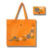 Bolsa de Compras Plegable Ecológica de Tela Oxford 210D con Botón de Presión Floral Pequeño, Bolsa de Almacenamiento Portátil para Compras de Supermercado, Venta al por Mayor