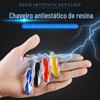 Eliminador de Estática para Carro Bastão de Corrente Estática de Resina para Carro Inverno Carro Chaveiro Antiestático Portátil