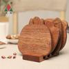 Sanchuang Regalo Cuencos de Madera, Juegos de Vajilla de Madera Maciza Que Puedes Elegir Tú Mismo, Platos, Platos de Aspecto Elegante y Venta al por Mayor