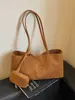 2026 Bolso de Lona para Debajo del Brazo con Asa Larga Nuevo Estilo Vintage, Bolso de Mano Versátil Casual de Gran Capacidad, Bolso de Hombro Simple y Elegante