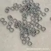 Plata Vieja de Shanxi Anillo Retro de Plata Tres-Siete Anillo Corredizo Cuentas Espaciadoras Diversidad Cuentas Sueltas DIY Accesorios para Joyería de Juego Literario
