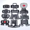 Hebillas de seguridad de 3 y 5 puntos, clips de plástico de tres y cinco puntos, hebillas de seguridad para cochecitos de bebé y tronas