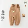 Mono Acolchado Cálido de Jengibre 100g para Bebé Otoño e Invierno para Niños y Niñas, Pantalones de Año Nuevo, Pantalones Largos Engrosados para Niñas