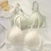 Sutiã Popular Sem Costura Estilo Quadrinhos com Botões para Mulheres, Peito Pequeno, Push-Up, Fino, Expansão para Fora, Sutiã Esportivo
