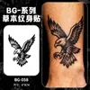 Adesivos de Tatuagem à Base de Ervas Bg Mais Vendidos no Exterior com Design de Borboleta Alada para Braços e Pulsos, Adesivos Personalizados da Moda, Fonte para Atacado