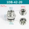 Adaptador hidráulico acero 45# Yonghua cono de 24 grados férula sello ED fitting para manguera 1CB 1CM 1DB 1DM