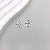 1 Nuevo Colgante de Estrella de Cinco Puntas Hueca Serie Estrella de Aleación de Plata Antigua Accesorios para Joyería DIY