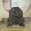Ornamento de Cobre Estilo Antigo com Quatro Feras e Oito Trigramas: Dragão Verde, Tigre Branco, Pássaro Vermelho, Dragão Negro Artesanato Decorativo para Decoração de Casa e Escritório