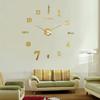 Personalidad Creativo Hogar Espejo Acrílico Reloj de Pared Decoración Sala de Estar Dormitorio Adhesivo de Pared Reloj DIY Reloj Silencioso