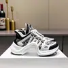 Novedad 2025 Zapatos Torre Combinan con Todo Estrella Misma Suela Gruesa Curva Moda Cordones Tenis Casuales Mujer