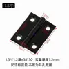Bisagra Pequeña Negra Puerta de Gabinete Acero Inoxidable Apertura Plana Bisagra Miniatura Mini 1 Pulgada 2 Pulgadas 3 Pulgadas 4 Pulgadas Bisagra de Puerta Ventana Bisagra Plegable