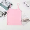 Chaleco Pequeño de Verano para Niños Algodón Estilo Coreano Camisola Básica para Niña Camiseta Básica para Bebé Top de Color Sólido