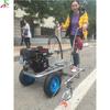 Máquina marcadora de pista de plástico de empuje manual de pulverización en frío máquina marcadora de carreteras comunitarias carro marcador de temperatura ambiente para carreteras municipales
