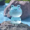 Micro-Paisaje Lindas Ranas Pequeñas que Brillan en la Oscuridad, Accesorios de Decoración DIY para Paisajismo de Acuarios, Mini Adornos de Escritorio