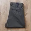 Pantalones Casuales de Seda de Hielo Lyocell de Verano para Hombre Delgados de Alta Gama Verticales Antiarrugas Sin Planchar Rectos de Corte Ajustado Pantalones Versátiles