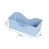 Mesa de Comedor Estilo Japonés Plato para Huesos de Pescado Paja de Trigo Plato Creativo de Plástico para Frutos Secos Snacks Dulces Plato Pequeño con Base