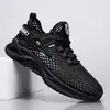 2026 Verão Novo Estilo Oco Respirável Sapatos Masculinos Versátil Solado Macio Confortável Resistente ao Desgaste Corrida Esportes Casual Frete Transfronteiriço