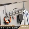 Gancho detrás de la puerta, sin perforaciones, perchero, estante para guardar ropa, gancho para abrigos de pared para el hogar, gancho para baño y dormitorio