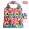 Stock Nuevo Bolso de Compras Plegable de Poliéster Bolso de Compras Creativo Conveniente Ligero Ecológico Bolso de Almacenamiento Portátil Estampado