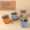 Productos para el Cuidado de la Piel, Brochas de Maquillaje, Cesta de Almacenamiento de Cuero, Portalápices de Almacenamiento de PU, Artículos Varios de Escritorio, Organizador de Almacenamiento Plegable para Control Remoto