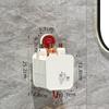 Estante de almacenamiento para baño con ventosa, mueble para lavabo, cosméticos, sin perforaciones, para colgar en la pared, caja de almacenamiento para colgar en la encimera