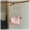 Bolsa tote de grande capacidade para estudantes, adequada para a aula e o trajeto, design de nicho estiloso, bolsa de ombro casual