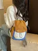 Mochila Casual de Estudiante de Color Sólido Simple y Elegante para Viajes y Trayectos, Nueva de Otoño 2026, Doble Hombro, Gran Capacidad