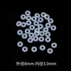 Chen Chao cuentas espaciadoras transparentes resistentes al desgaste DIY cuentas espaciadoras para pulseras de cristal almohadillas protectoras cuentas espaciadoras de plástico y silicona invisibles al por mayor