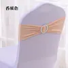 Respaldo elástico para silla de hotel, correa con lazo floral, respaldo para silla de banquete, funda para silla de boda, decoración de respaldo de silla al por mayor